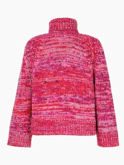 Chalet Wear|Sweaters & Hoodies-Goldbergh AIMEE Long Sleeve Knit Sweater flame/pink