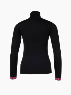 Chalet Wear|Longsleeves And T-Shirts-Goldbergh AMOUR Long Sleeve Knit Sweater black