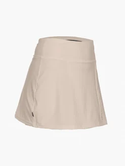 Jurken & Rokjes-Goldbergh ANAIS Skirt LONG white sand
