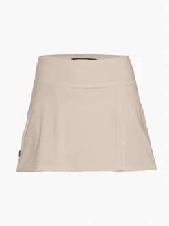 Jurken & Rokjes-Goldbergh ANAIS Skirt LONG white sand