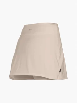 Jurken & Rokjes-Goldbergh ANAIS Skirt LONG white sand