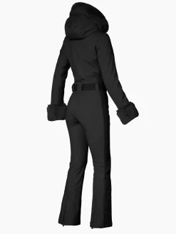 Ski Pakken-Goldbergh ANGELE FAUX BORDER Ski Suit black
