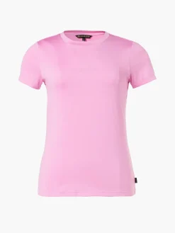 Longsleeves & T-Shirts-Goldbergh AVERY Short Sleeve Top miami pink