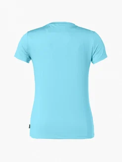 Longsleeves & T-Shirts-Goldbergh AVERY Short Sleeve Top atlantic blue
