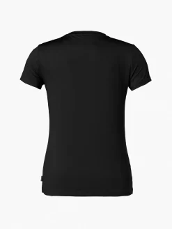 Longsleeves & T-Shirts-Goldbergh AVERY Short Sleeve Top black