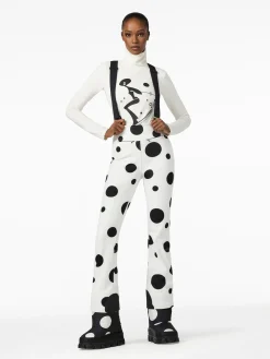 Ski Broeken-Goldbergh BALLON Ski Pants dot cream