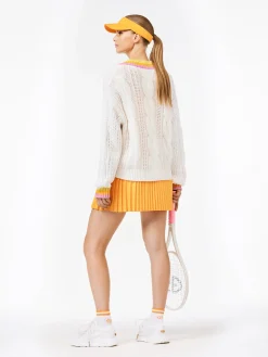 Sweaters & Hoodies-Goldbergh CABLE Knit Sweater white
