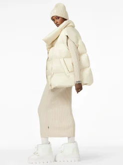 Jackets-Goldbergh CACHE Bodywarmer champagne