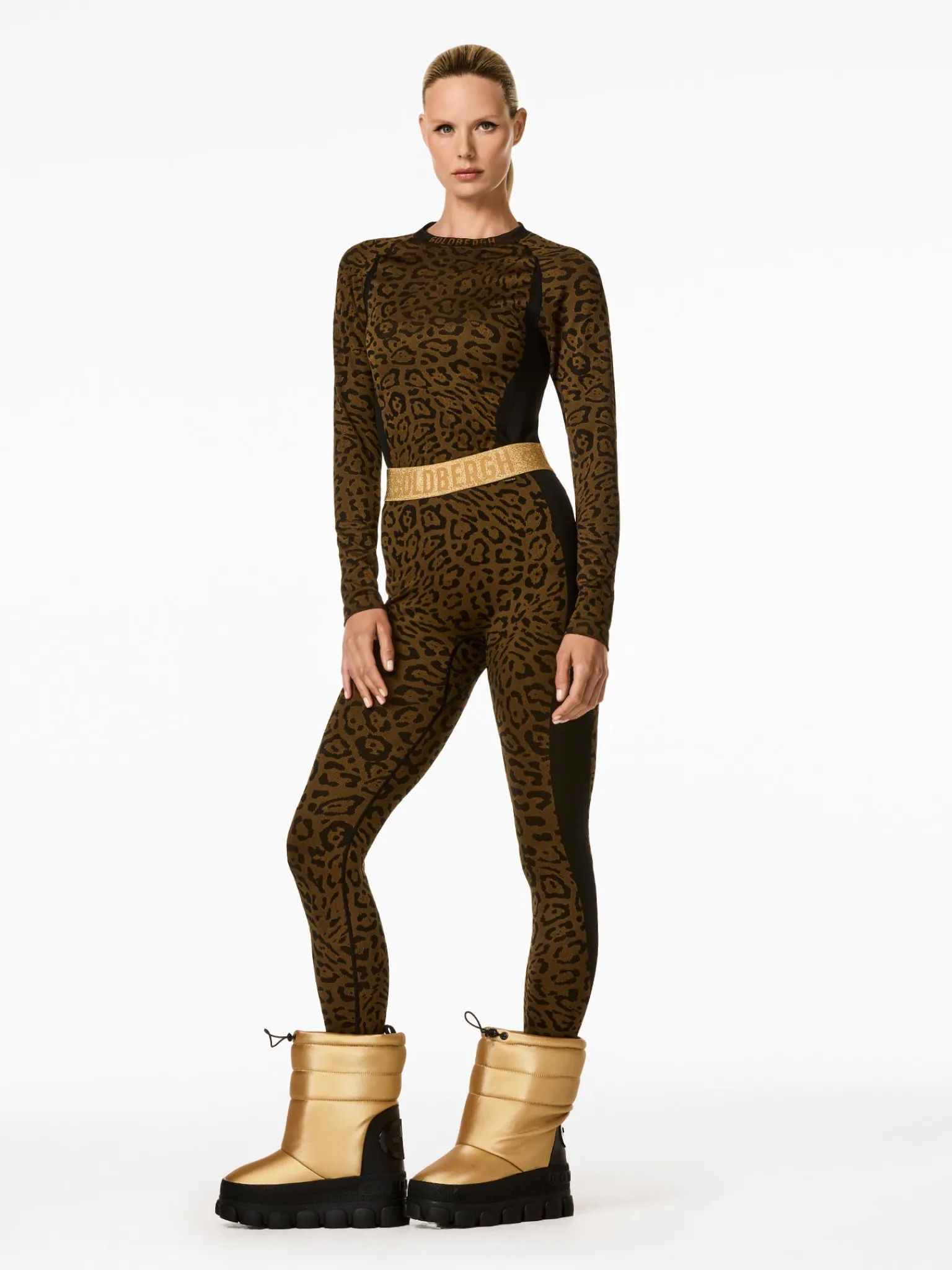 Ski Baselayers-Goldbergh Caitlyn Baselayer Pant Jaguar