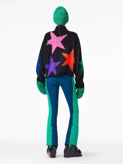 Chalet Wear|Sweaters & Hoodies-Goldbergh CALORE Long Sleeve Knit Sweater black