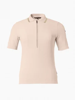 Longsleeves & T-Shirts-Goldbergh CASSIA Short Sleeve Top white sand