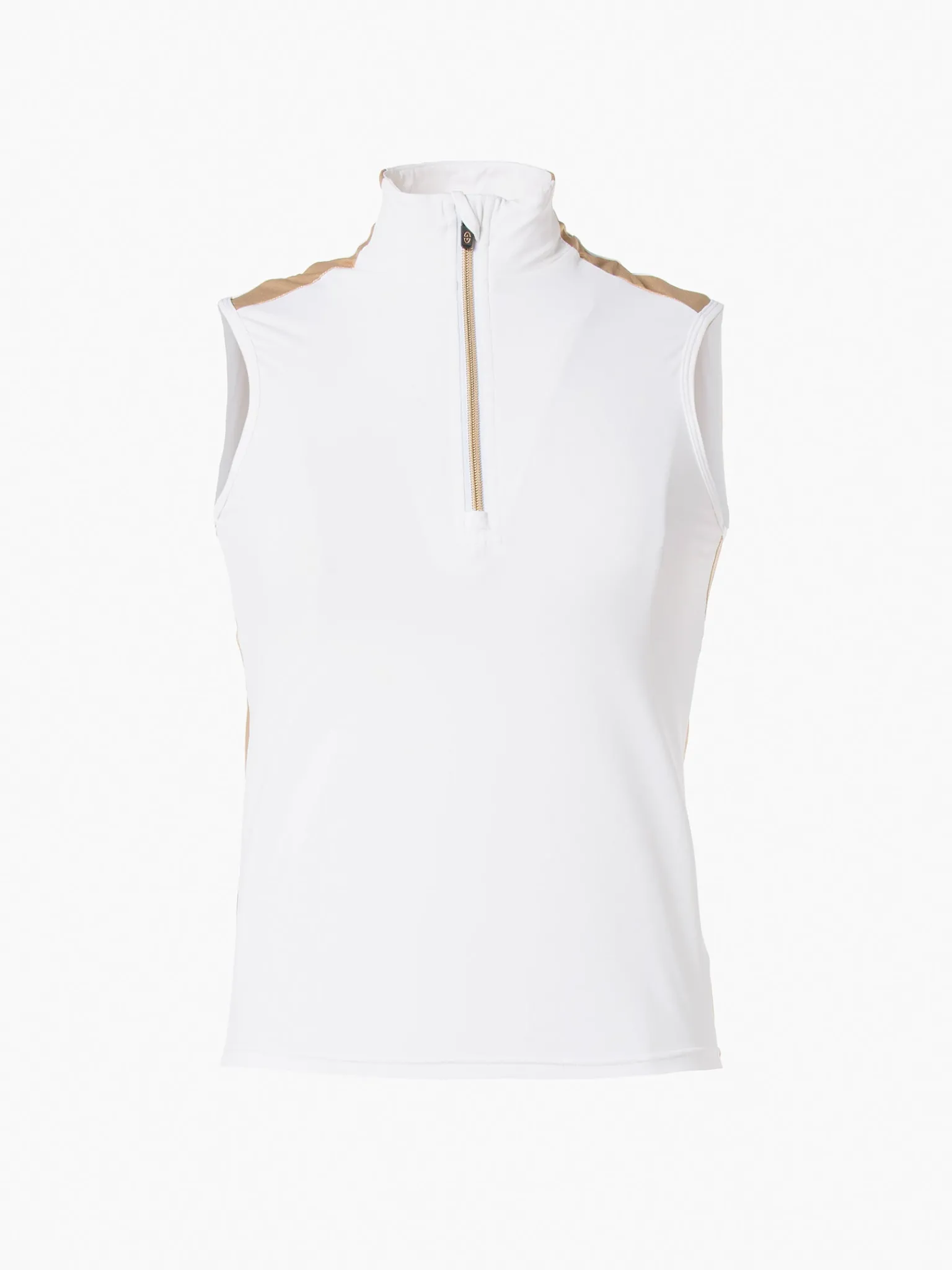 Longsleeves & T-Shirts-Goldbergh CELEB Tank Top white