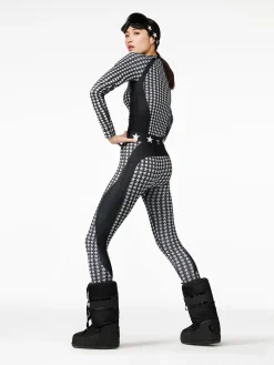 Ski Baselayers-Goldbergh Celeste Baselayer Pant Black/white
