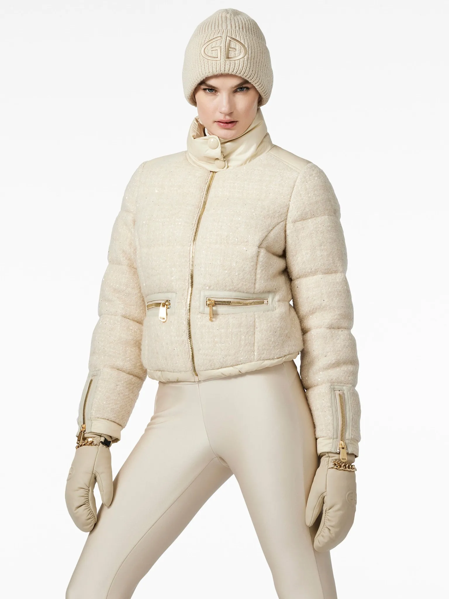 Jackets|Ski Jassen-Goldbergh CHAMONIX Ski Jacket cream