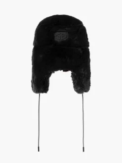 Accessories|Hats & Beanies-Goldbergh CHER Fluffy Aviator Hat black