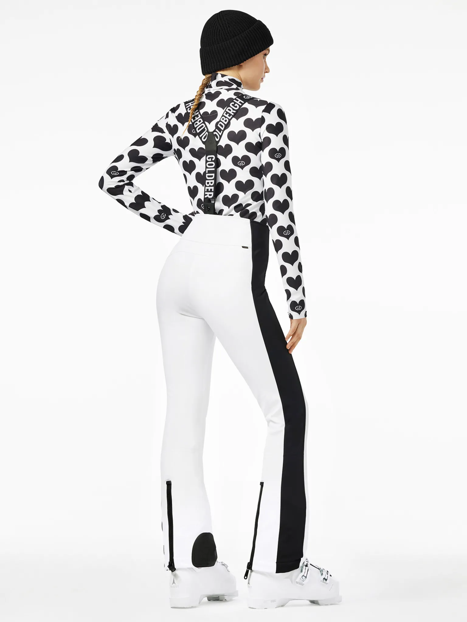 Longsleeves & T-Shirts|Pully'S-Goldbergh CHÉRIE Ski Pully white/black