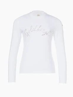 Longsleeves And T-Shirts|Longsleeves & T-Shirts-Goldbergh CLASSIC Long Sleeve Tee white
