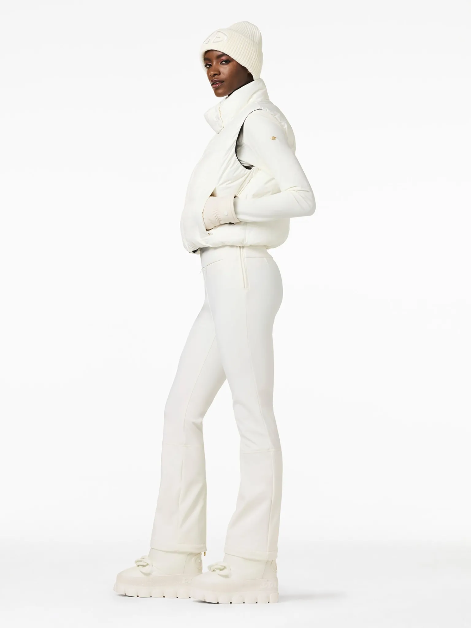 Ski Jassen-Goldbergh CÂLIN Ski Bodywarmer cream