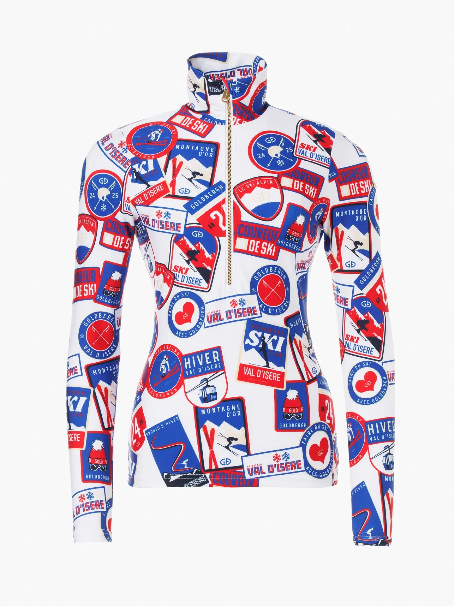 Longsleeves & T-Shirts|Pully'S-Goldbergh COLLECT Ski Pully white