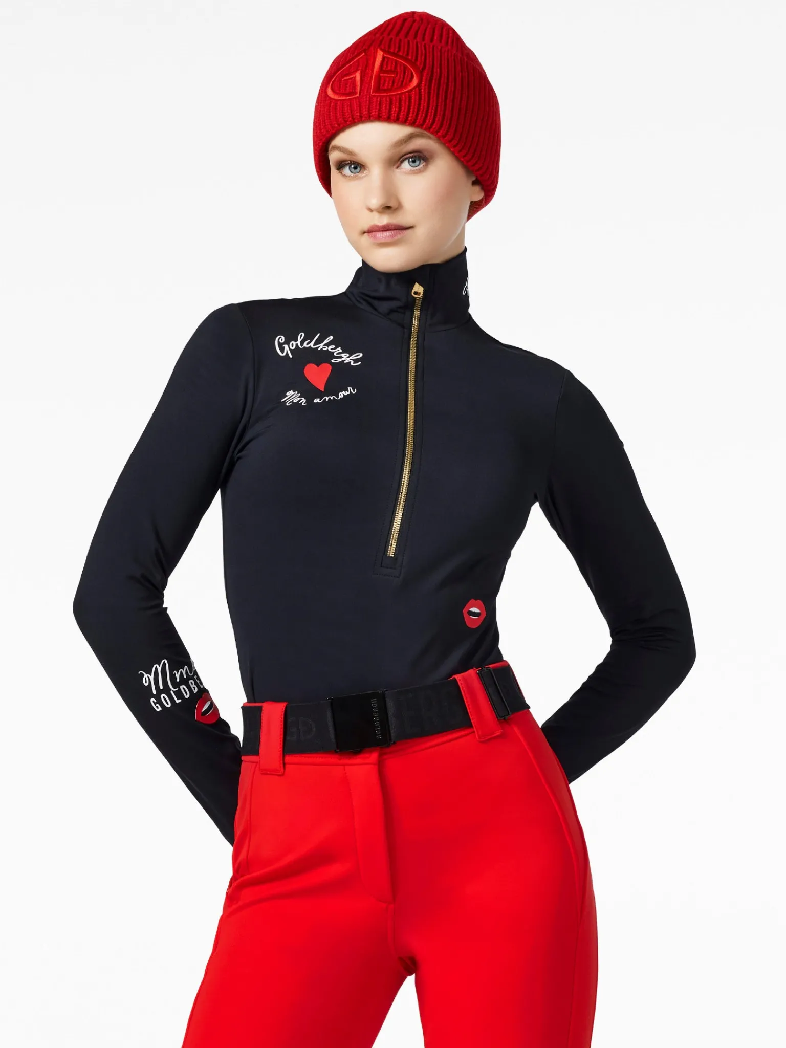 Longsleeves & T-Shirts|Pully'S-Goldbergh COPINE Ski Pully black