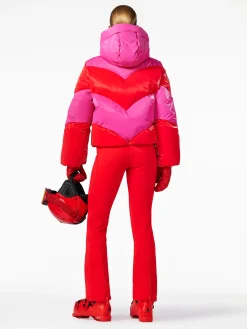 Ski Jassen-Goldbergh COURAGE Ski Jacket flame/pink