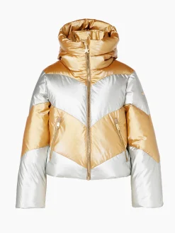 Ski Jassen-Goldbergh COURAGE Ski Jacket gold/silver
