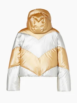 Ski Jassen-Goldbergh COURAGE Ski Jacket gold/silver