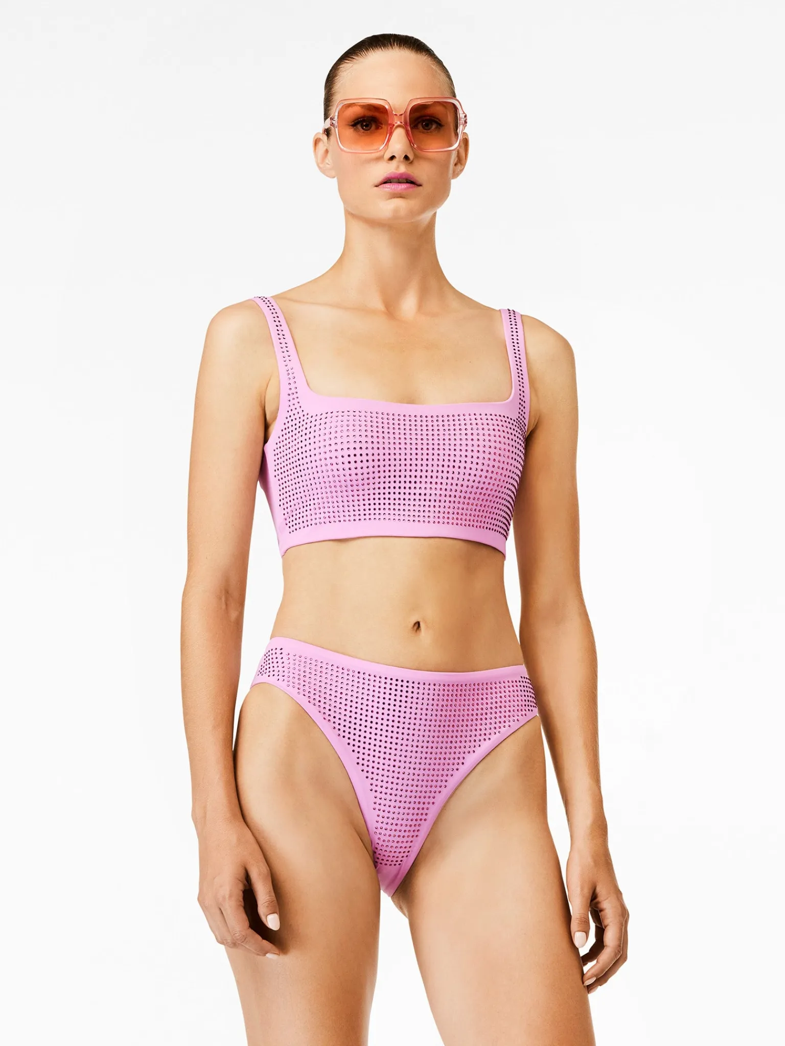 Swimwear-Goldbergh CRYSTAL Bikini Top miami pink