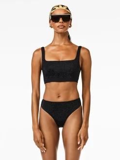 Swimwear-Goldbergh CRYSTAL Bikini Top black