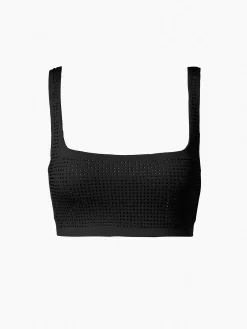 Swimwear-Goldbergh CRYSTAL Bikini Top black