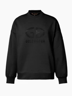Chalet Wear|Sweaters & Hoodies-Goldbergh EMBRASSE Crew Neck Sweater black