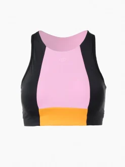 Sportbeha'S & Tops|Matching Sets-Goldbergh FACADE Bra pink/papaya