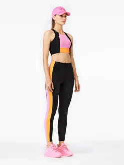 Sportbeha'S & Tops|Matching Sets-Goldbergh FACADE Bra pink/papaya