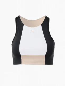 Matching Sets|Sportbeha'S & Tops-Goldbergh FACADE Bra black/white