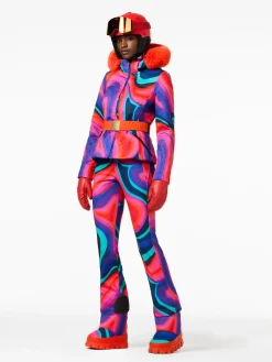 Ski Broeken-Goldbergh FAIRY Ski Pants absinthe rainbow