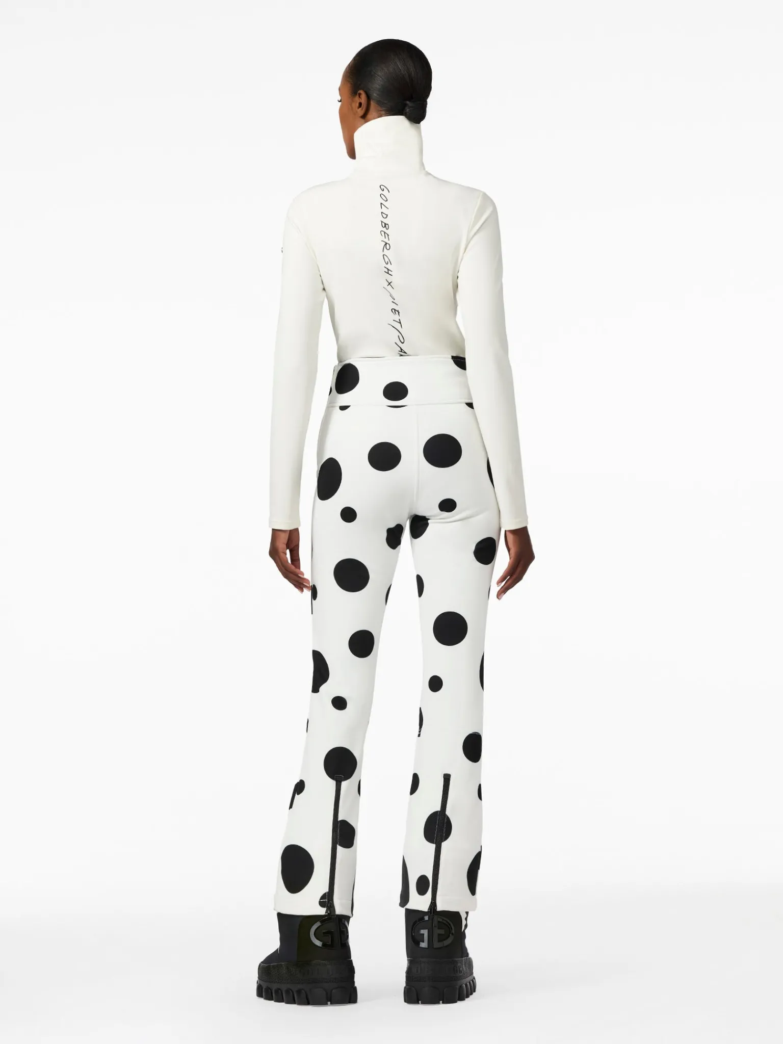 Longsleeves & T-Shirts-Goldbergh FATALE Long Sleeve Tee cream