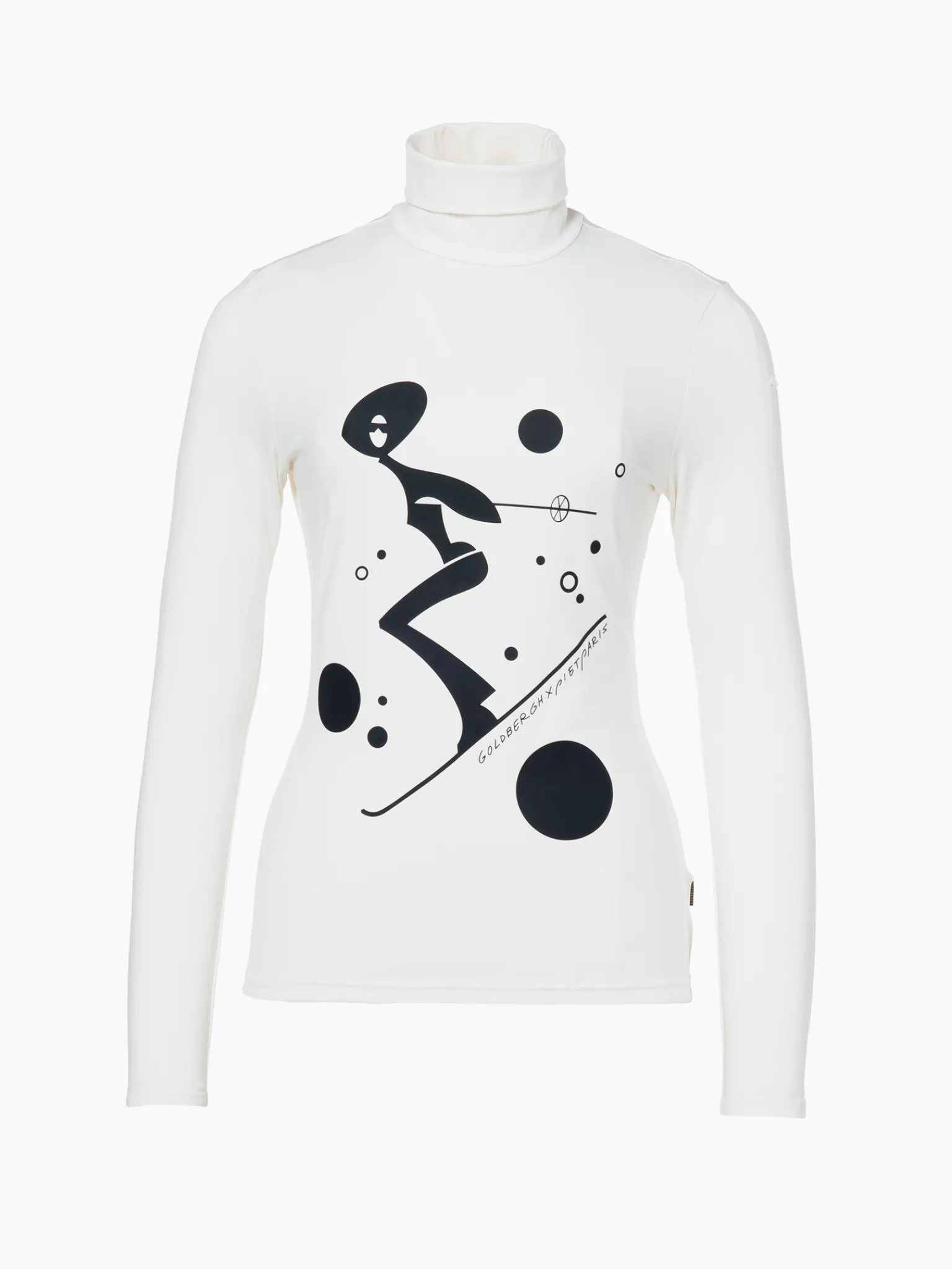 Longsleeves & T-Shirts-Goldbergh FATALE Long Sleeve Tee cream