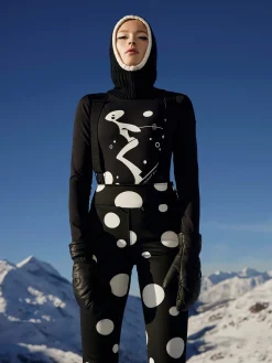 Longsleeves & T-Shirts-Goldbergh FATALE Long Sleeve Tee black