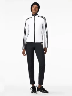 Longsleeves & T-Shirts-Goldbergh FINISH Full Zip Cardigan white/black