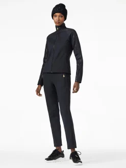 Longsleeves & T-Shirts-Goldbergh FINISH Full Zip Cardigan black