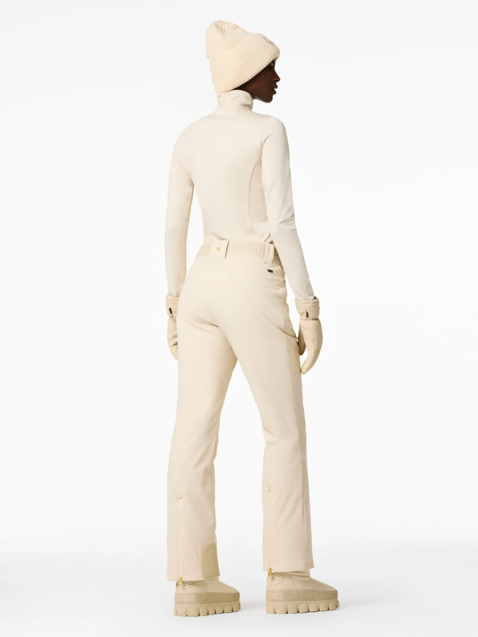 Ski Broeken-Goldbergh FLAIR Ski Pants champagne