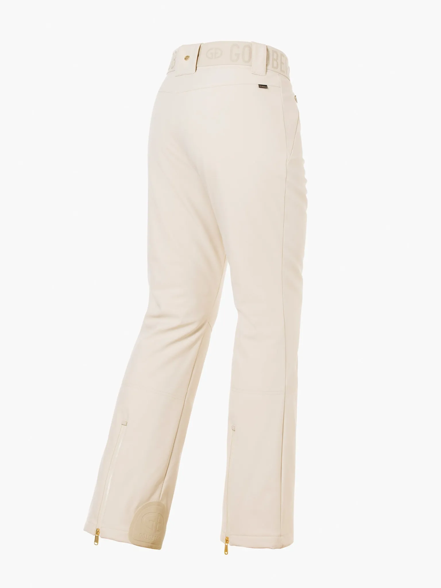 Ski Broeken-Goldbergh FLAIR Ski Pants champagne