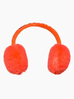 Accessories|Hats & Beanies-Goldbergh FLUFFY Ear Warmers orange