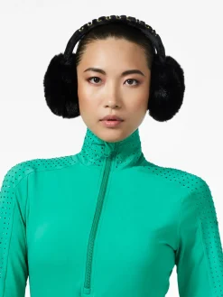 Accessories|Hats & Beanies-Goldbergh FLUFFY Ear Warmers black