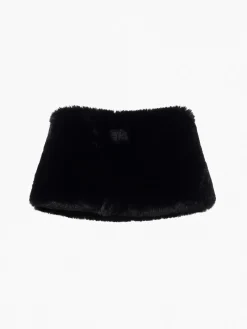 Accessories|Accessories-Goldbergh FROST Fluffy Collar black