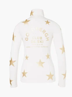 Longsleeves & T-Shirts|Pully'S-Goldbergh GALACTIQUE Ski Pully cream