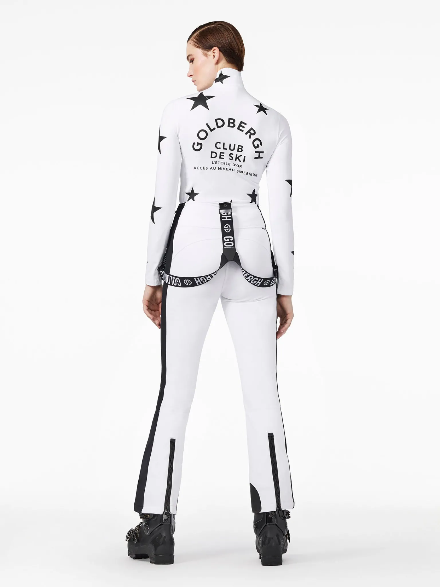 Longsleeves & T-Shirts|Pully'S-Goldbergh GALACTIQUE Ski Pully white