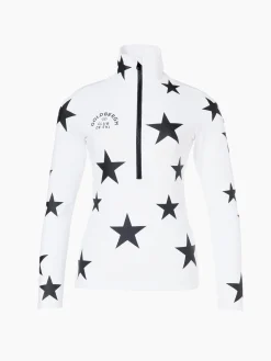 Longsleeves & T-Shirts|Pully'S-Goldbergh GALACTIQUE Ski Pully white