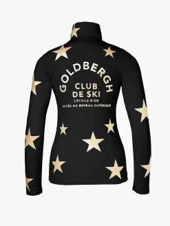 Longsleeves & T-Shirts|Pully'S-Goldbergh GALACTIQUE Ski Pully black/gold