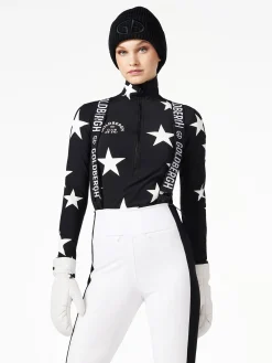 Longsleeves & T-Shirts|Pully'S-Goldbergh GALACTIQUE Ski Pully black/white